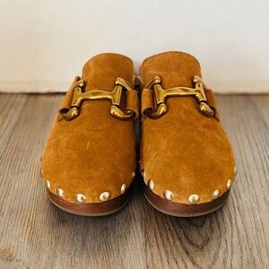 Boden, Spain, Iris Snaffle Suede Womens Clogs 38.